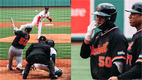 MLB(影)／他打擊特別狂野！李灝宇首安出爐振奮母校　平鎮高中昔教練、學弟超嗨