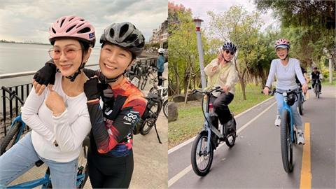 70歲陳美鳳身材不科學！淡江大橋「狂騎23公里」方文琳驚呼：她太厲害