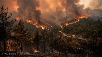 希臘野火肆虐萬公頃 3名消防員殉職、多地拉警報