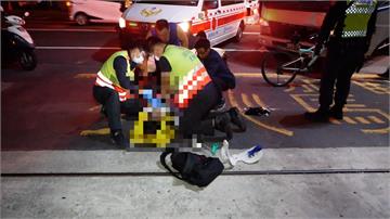 國中女生騎腳踏車 被貨車衝撞無生命跡象
