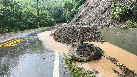 屏東豪雨狂炸! 牡丹鄉199縣道土石流 居民:想停班課