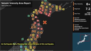 青森強震後日本提高警戒　未來一週恐再現規模8強震