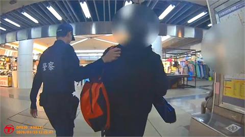 快新聞／台北車站縱火！廁所外驚見「燃燒灰燼」　鬼祟男地下街遭逮