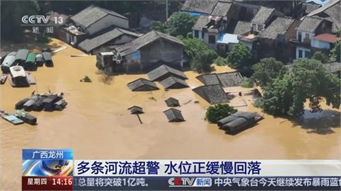 颱風接力重創中國!廣西水淹一層樓高 停水停電災民怨沒人救災