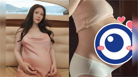 鄭家純倒數1週生產！帶著「恐龍蛋巨肚」挺洋流：子宮擴張差不多到極限了