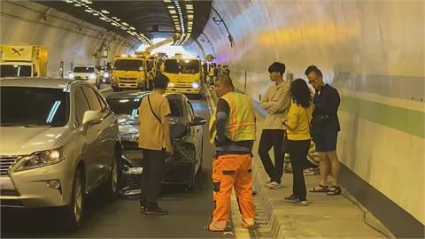 國3中寮隧道連2起連環撞事故　7人輕重傷送醫