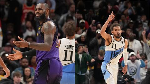 NBA(影)／湖人132：134不敵老鷹　詹皇紀錄夜又成「里程悲」
