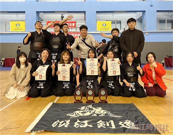 【淡江傳真】全國學生錦標賽　劍道社勇奪3金1銀1銅