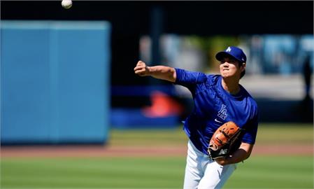 MLB／為重返投手丘做準備！大谷翔平G1賽前進行投球訓練