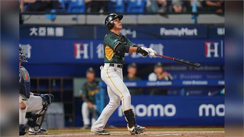 王柏融達成百轟。（圖／台鋼雄鷹提供）