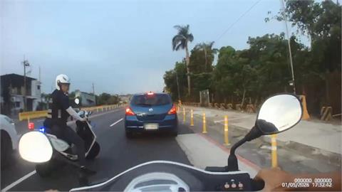 快新聞／還想跑？高雄男拒檢衝撞員警　3小時後遭逮辯「酒駕怕被抓」