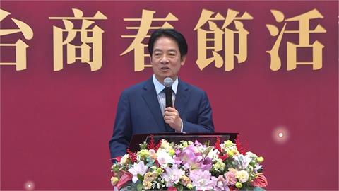 賴總統新春釋善意　稱中國「大陸」重申兩岸維持現狀