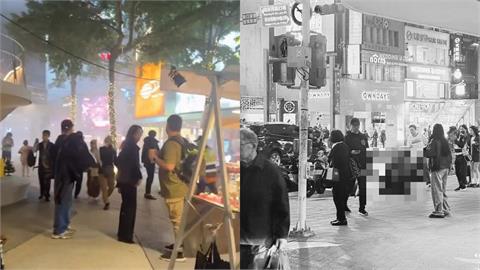 北捷煙霧彈還沒落幕！中山站外又有「隨機砍人」1男持長刀闖入誠品南西