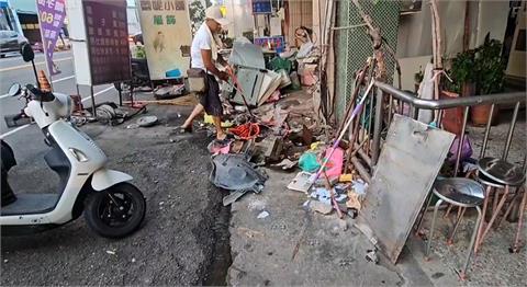 疑邊釣魚邊喝酒 台中男酒駕撞中華路夜市攤子遭逮