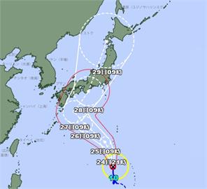 快新聞／赴日旅遊注意！颱風珊珊逐漸逼進　新幹線恐停駛