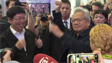 Computex第2天黃仁勳又來了! 替最佳夥伴鴻海站台