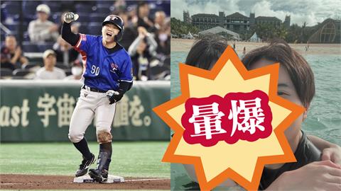 江坤宇愛妻「暗黑泳裝太香」47萬人瘋朝聖！「夫婦放閃」網超羨慕：銅牆鐵壁