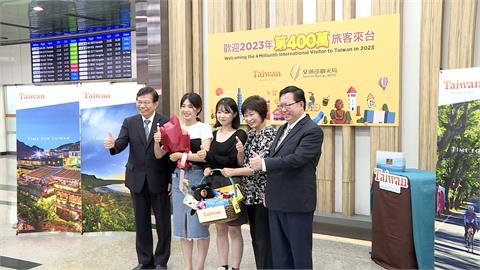 松機喜迎第400萬名旅客　韓國3母女變幸運兒