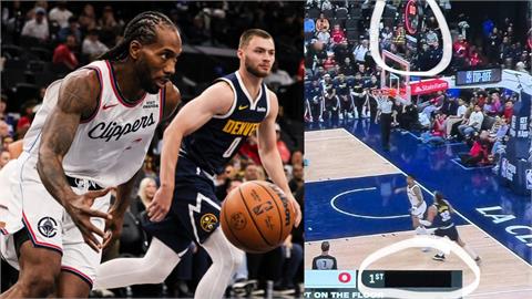 NBA(影)／熱身賽「計時器也在暖身」　快艇主場戰金塊開賽沒時間、主持罕見幫倒數