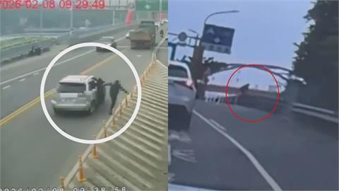 男子關渡大橋跳車又跳橋？「落網自稱通緝犯」警一查傻眼