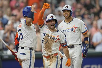 MLB(影)／從「外野走回來太久」影響打擊　太空人核彈頭阿土伯請纓打二棒開轟致勝