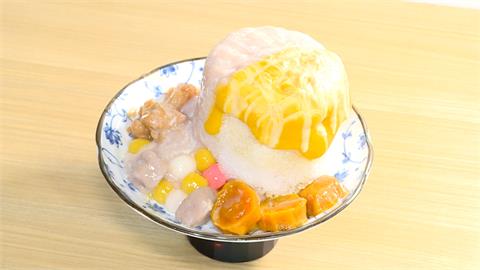 地瓜泥、芋頭泥彷彿挫冰土石流　吃來香甜綿密