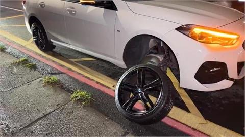 高雄大雨釀道路陷3坑！　害5車輾過爆胎