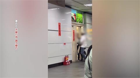 大鬧北車！　醉男闖進台鐵值班室攻擊副站長　持保溫瓶狂砸