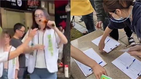 罷團連署站頻遭鬧事！她怒揪1共同點「都攻擊女性志工」：看到男生就不敢上
