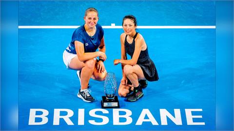 網球(影)／就是「薇」猛！謝淑薇奪WTA生涯第36冠！開季布里斯本封后備戰澳網