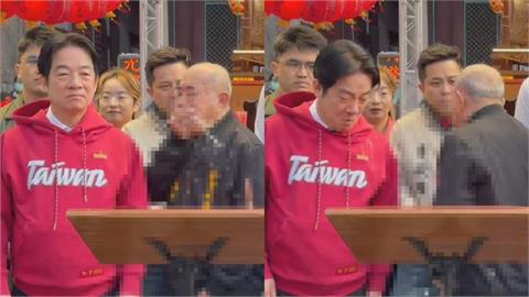 台南武廟主委突不適狂嘔吐　賴清德在旁被濺到事後回應了