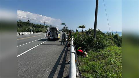 快新聞/環花東國際自行車賽傳意外!台11線自摔落邊坡 14歲小騎士臉、手擦傷