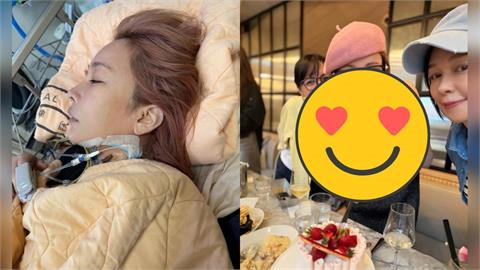 温嵐病危搶救後首露臉！私照洩「真實狀況」網驚：瘦了好多　生日願望惹鼻酸