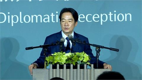出席外交使節酒會　賴清德「全英文」溝通
