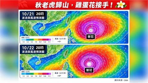 快新聞／強颱薔琵最新預測！專家示警「黃金36小時」雨勢最猛　這些地方恐迎大豪雨