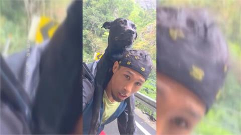 加拿大夫妻單車環台黑狗一路跟　跨國認養成功收編取名「太魯閣」