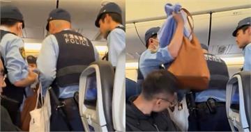 中國婦人大鬧飛美客機「失控吐口水、砸餐具」　日警登機逮人　