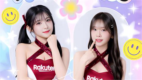 樂天女孩新增高佳彬(左)以及金佳垠(右)。（圖／樂天桃猿提供）