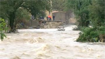 法國西南部暴雨成災 水災釀13死1失蹤