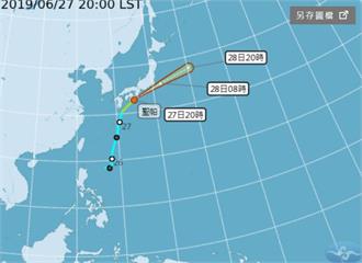 今年第3號颱風聖帕形成 對台灣無直接影響
