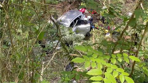 苗栗農業處公務員勘災反被救　疑路況不熟車輛墜谷