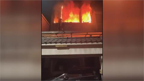 年初一憾事！台中東區民宅大火　疑「這原因」夫潑汽油縱火1死1傷