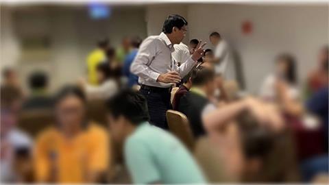 沒戴口罩敬酒被盯上  謝龍介道歉