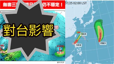 罕見「三颱鼎立」726對台威脅曝！路徑「超妙」專家揭1情況：不穩定
