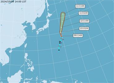 快新聞／輕颱「百里嘉」生成　氣象署曝最新路徑、對台影響