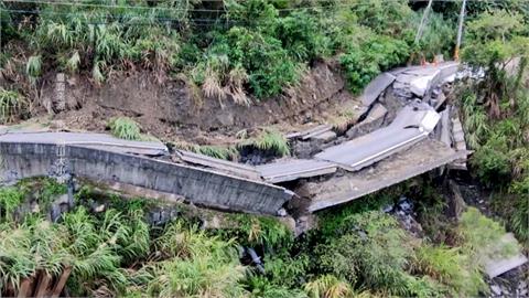 關山里「路基掏空」　颱風又要來！工程單位急封閉