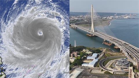 「淡江大橋」通車後首遇強颱巴威考驗！公路局：風速達「這標準」將實施封橋