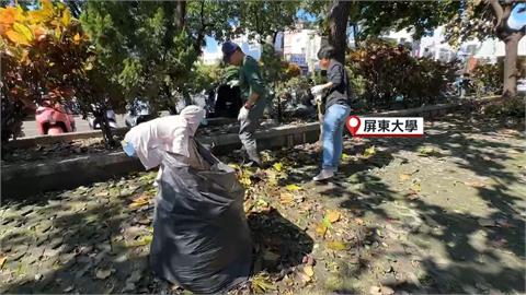 山陀兒重創高屏　風災過後首上課日校園忙善後