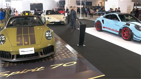 台北新車展登場　各車廠秀新車　特斯拉館擠滿群眾