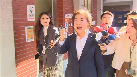 快新聞/藍營台中市長之爭?江啟臣表態參選 楊瓊瓔握拳喊:我們一起加油